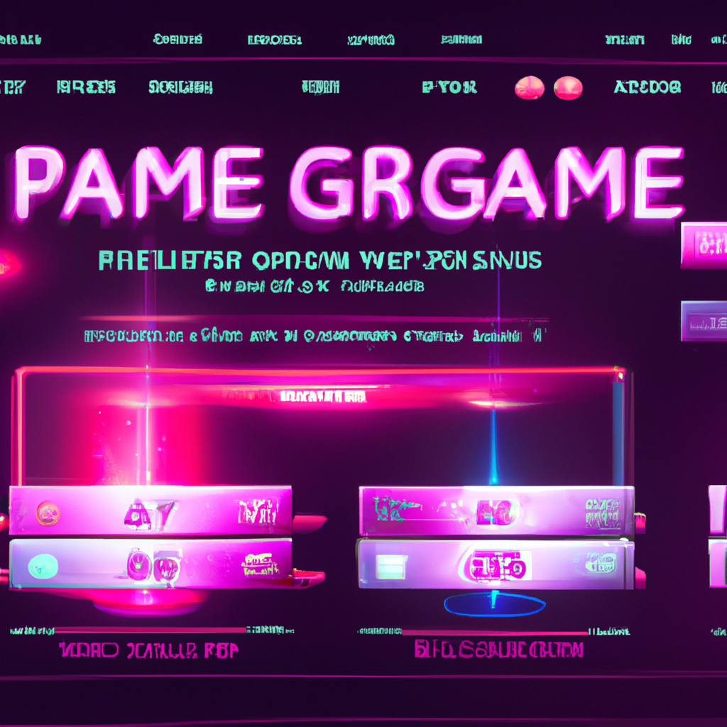 Gameplay HUD with neon overlays and leaderboard